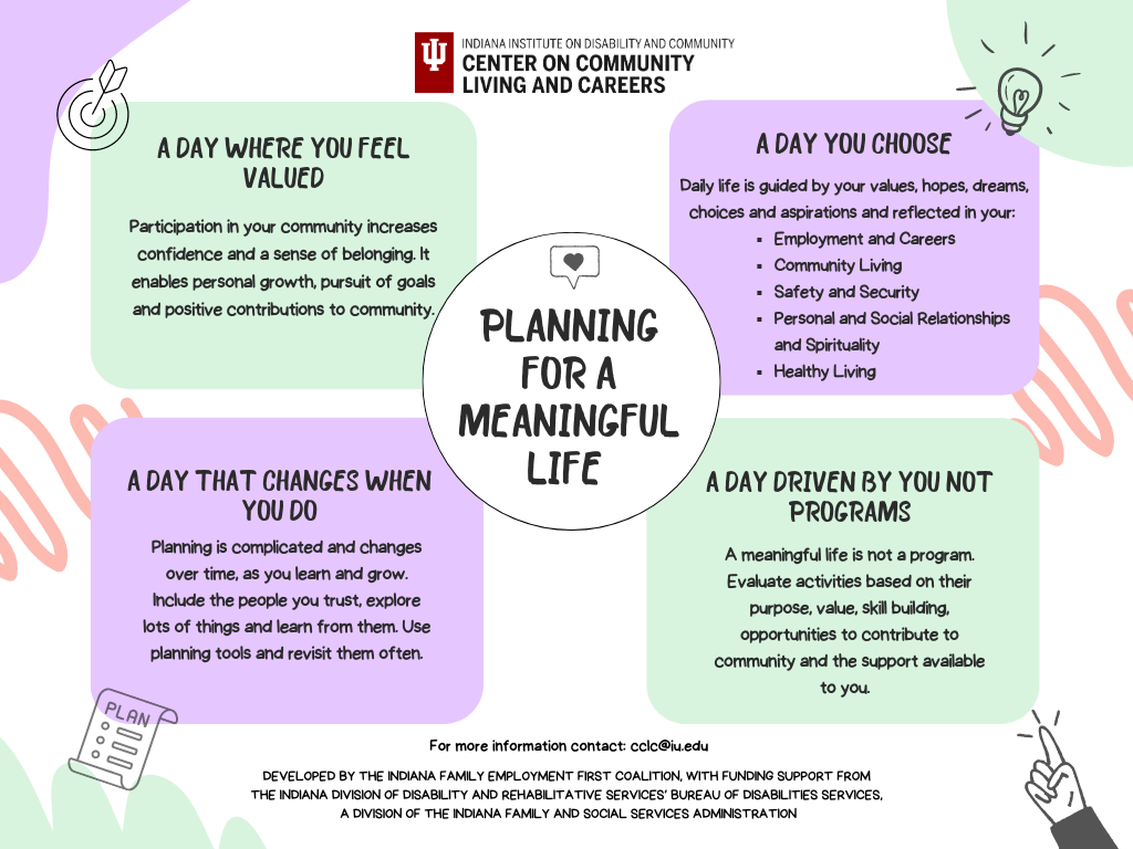 Planning for a Meaningful Life Infographic