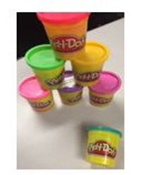 Figure 3 group of play-doh containers